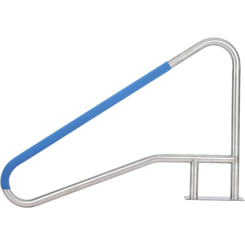 Barrière de piscine Barrière de piscine en acier inoxydable argenté 304 Acier inoxydable antirouille