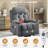 Power Lift Recliner Chair With Heat And Massage Electric Fabric Recliner Chair For Elderly With Side Pocket-1977776680