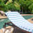 Arkwright Las Rayas Chaise Cover 30x85 White (2/Pack)-900514906-900514896
