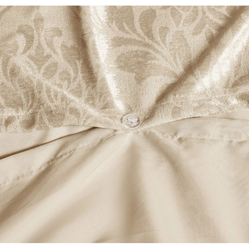 Emilia Duvet Cover Set with Pillowcases – Jacquard Damask Pattern, Luxury Textured Bedding Set, Double/King/Super King Sizes