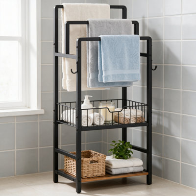 40 cm L Wall Mounted Towel Rack