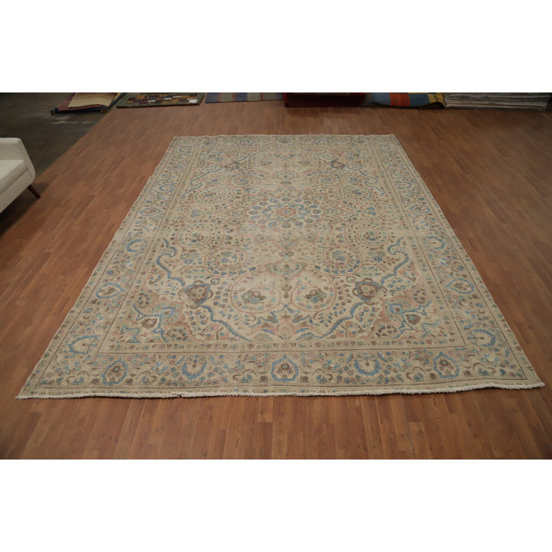 Tapis à motif floral 10 x 13