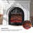 45.67"Retro Carved Simulated Flame Electric Fireplace Heater-118583640