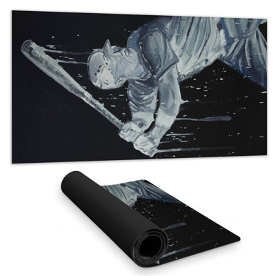 Baseball player - 15.75"x31.50" Desk mat