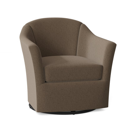 Fauteuil demi-tonneau pivotant de 33,5 po Barry