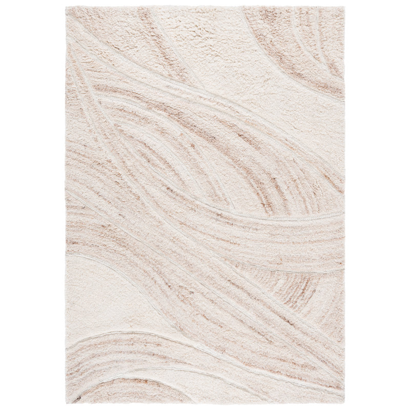 Tapis en laine touffeté à la main Casablanca, Rectangle de 5 pi x 8 pi