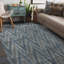 Nashville Charcoal Hand-Knotted Wool Blend Area Rug-1095595896-1088507535