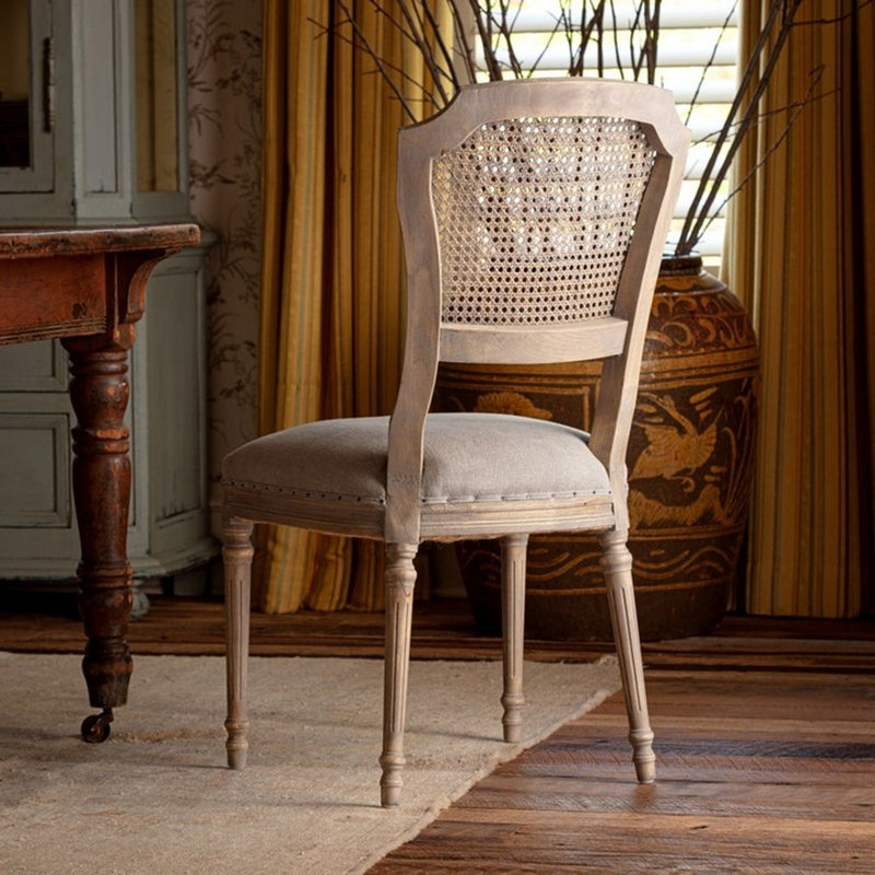 Cane Shield Dining Chair