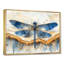 Décoration murale moderne libellule turquoise Serenade II - Libellule-1358814467-1583011618-1583011622