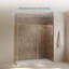 Receveur de douche rectangulaire extra-plat Lenora 183 cm x 91 cm avec bonde latérale dissimulée, blanc uni-135101639
