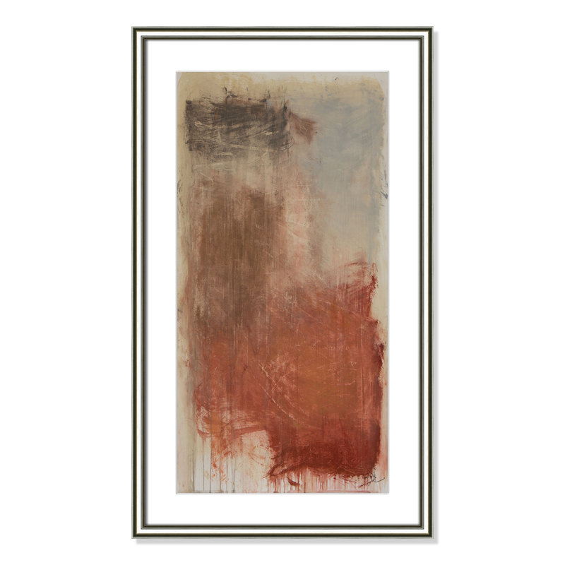 «Autumn Over The Rivera» par Casa Fine Arts, H 30,25 po x l 18,25 po x P 0,875 po, Reproduction encadrée avec passe-partout