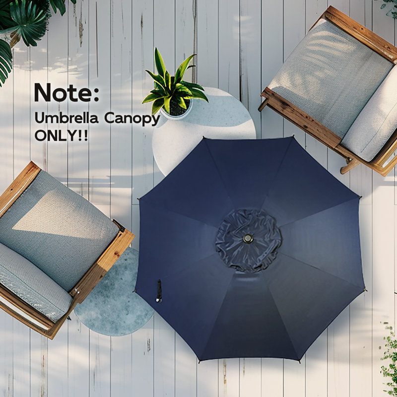 Couvercle de remplacement Lyon pour pi Parasol de marché, Marine