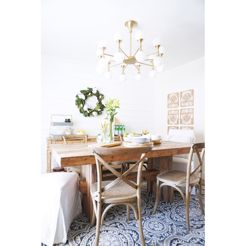 Astoria 20 - Light Chandelier, Aged Brass