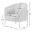 Beton Upholstered Barrel Chair-115785729