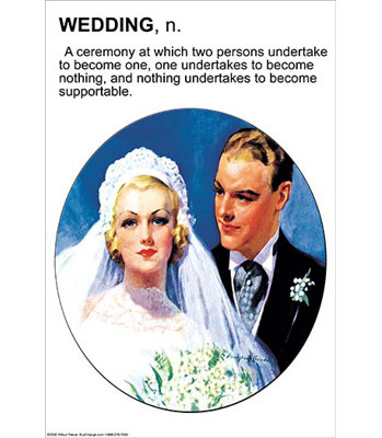 Wedding n.-imprimé de publicités