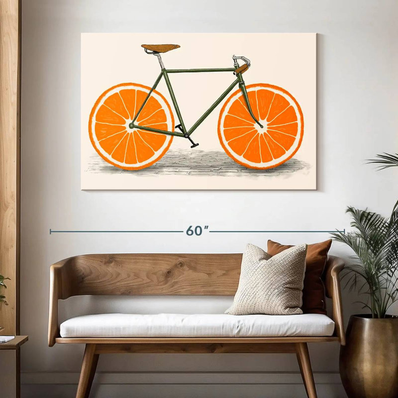 Roues Mehar Zest orange, H 32 po x l 48 po