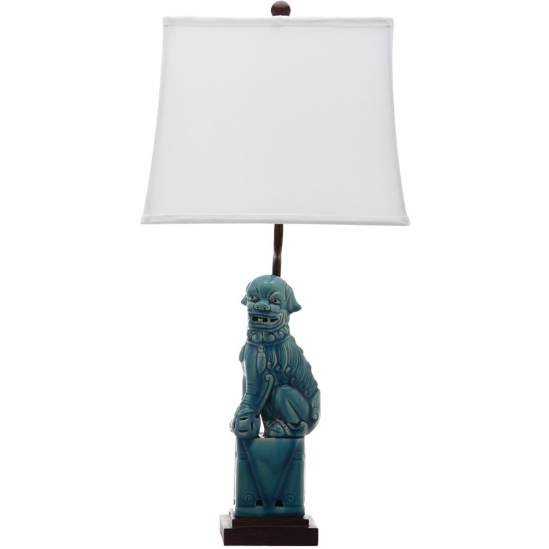 Mcchristian Ceramic Table Lamp, Blue