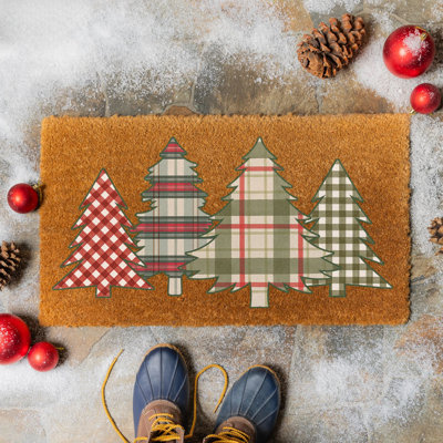 Holly Homestead Trees Coir Mat