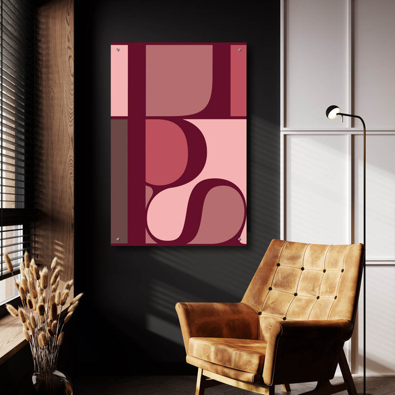 «Lips» par TypeLike, H 36 po x l 24 po x P 0,2 po