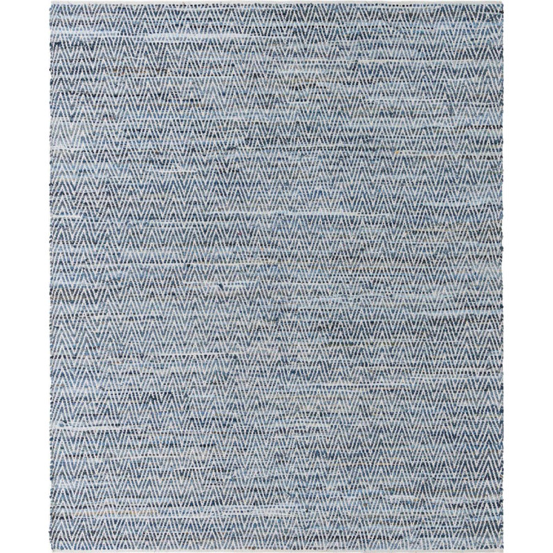 Tedesco Cotton Abstract Indoor Rug, Rectangle 9' x 12'
