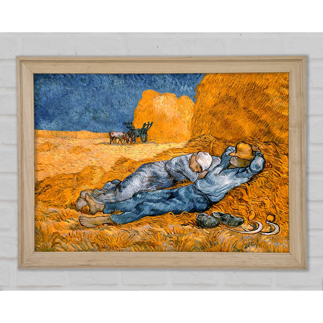 Rest From Work von Van Gogh - Einzelne Bilderrahmen Kunstdrucke