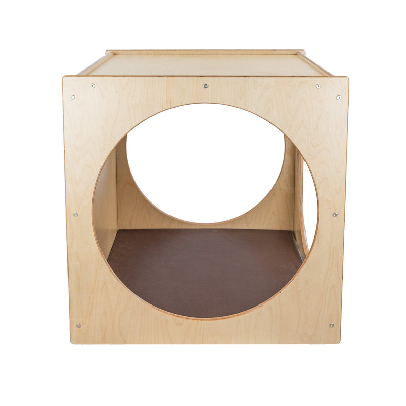 Contender Vinyl Reading Hideaway, Unassembled, Brown