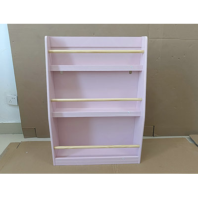 3 Tier Kids Book Shelf,Kids Book Rack, Helps Keep Bedrooms, Playrooms, And Classrooms Organized, Natural