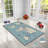 Luxurious Polyester Area Rug, 3.3 x 4.6 Feet | 740 g/m² Velvet Fabric, Non-Slip Felt Dot Underside, Laminated Sponge for Comfort | Antibacterial, Machine Washable at 86°F | Elegant Digital Print Design for Home Décor-1676155493