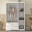 Armoire à miroir avec tablettes-1555560293