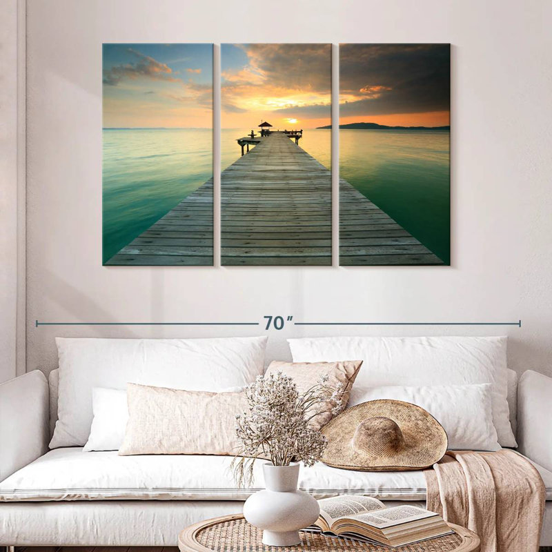 Aletra Sunset Bay Dock, H 32 po x l 50 po