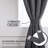 Blackout Grommet Silver Pattern Printed Curtains, -111804794-128796859