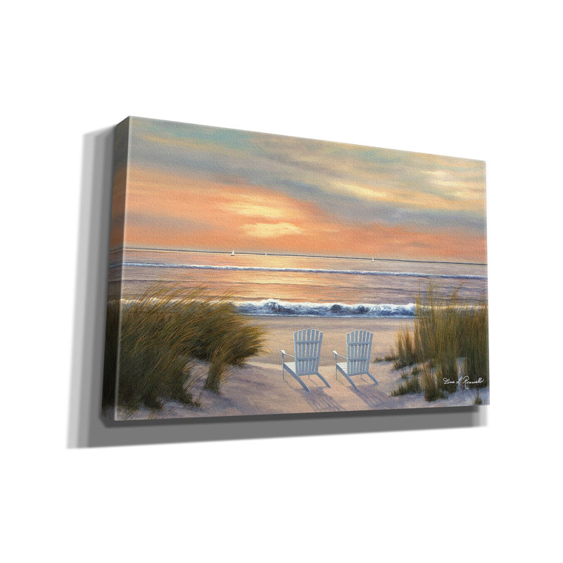 «Paradise Sunset» par Diane Romanello, H 26 po x l 40 po x P 1,5 po