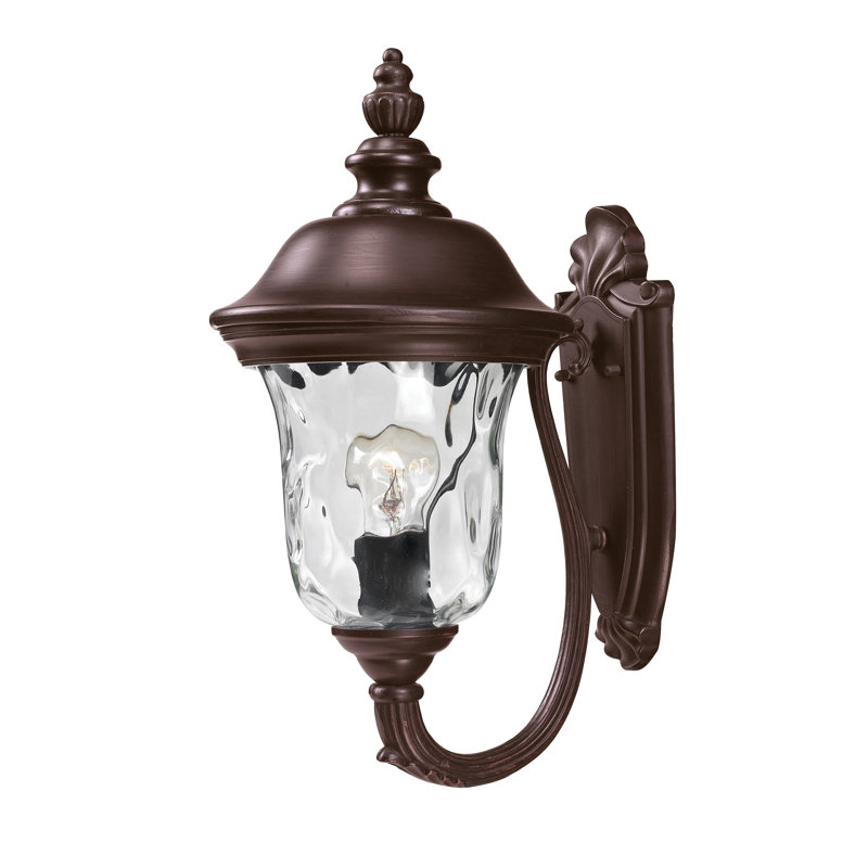 Antkeo Aluminum Wall Light, Black, 15.75" H x 8" W