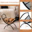Alvaretta 42cm W Metal Log Rack