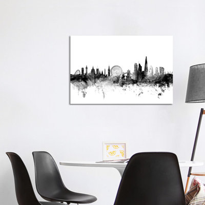 London, England In Black & White II by Michael Tompsett - Wrapped Canvas Gallery-Wrapped Canvas Giclée