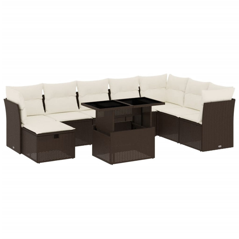 Ensemble de canapé de jardin Vidaxl