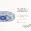 Plateau ovale 14 "Spode Judaica