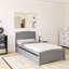 Lit plateforme simple avec deux tiroirs-115230140
