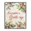 Season's Greetings Holly Berries, giclée encadrée, design par Nicole DeCamp-159695231-159695230
