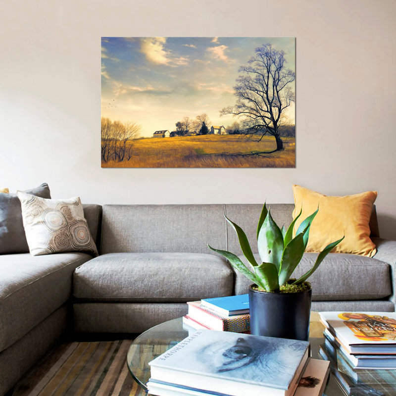 «When I Come Back», reproduction de photo sur toile, H 18 po x l 26 po x P 1,5 po, Toile avec cadre noir, Pas de tapis