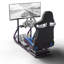 Poste de conduite amélioré et stable, compatible avec les simulateurs de conduite réglables Fanatec, PXN, Thrustmaster et Logitech, à l'exception des freins à main, des pédales et du moniteur-1279399670