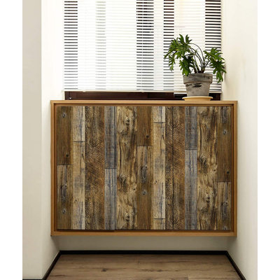 Mapleton 19.7' L x 17.7" W Textured Peel and Stick Wallpaper Roll