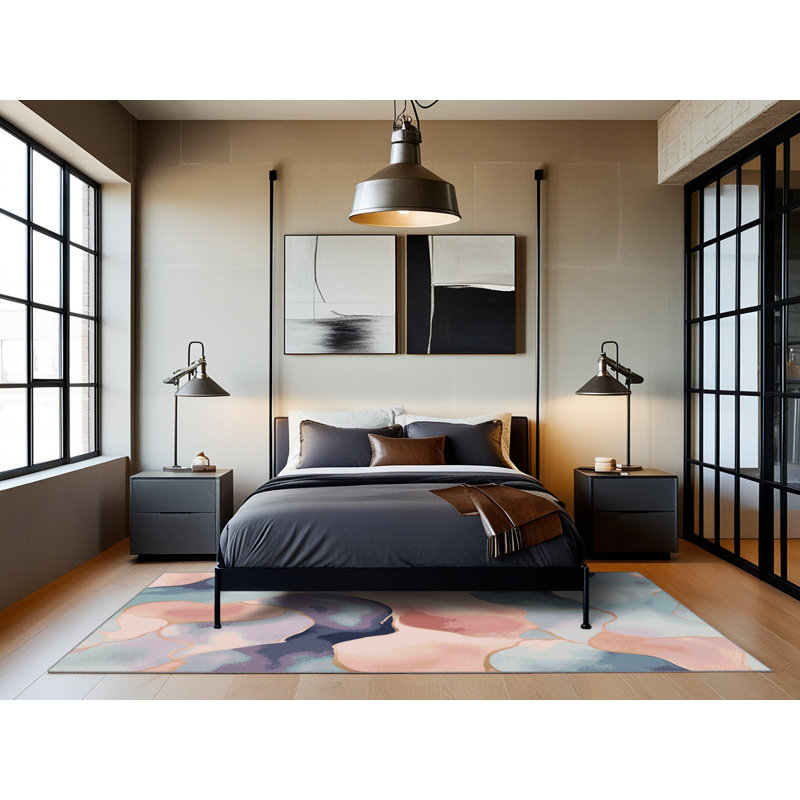 Rosewater Drift Rug, Rectangle 8' x 12'