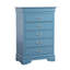 Commode Louis Phillipe G3180-CH, bleu sarcelle