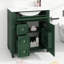 Ensemble de meuble-lavabo 30 po avec lavabo en céramique, tablette réglable et tiroir basculant-404073428