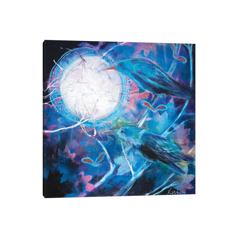 Full Moon Watch 1 Piece Wrapped Canvas Wall Art, 30.48cm H x 30.48cm W x 1.905cm D