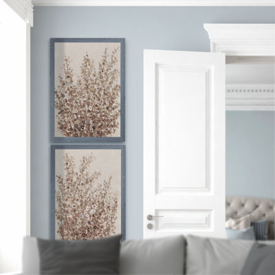 " Rustic Wildflowers I " by Vincent Van Gogh 2 - Pieces