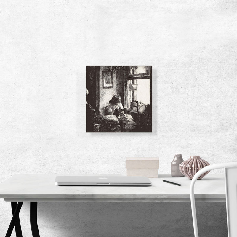 East Side Interior 1922 - impression, H 12 po x l 12 po x P 1,5 po