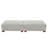 Maelina Upholstered Gray Square Corduroy Ottoman with Solid Wood Legs, Ottoman Modular Part For Sectional Sofa-714554407