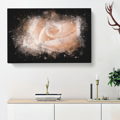 Light Pink Rose - Wrapped Canvas